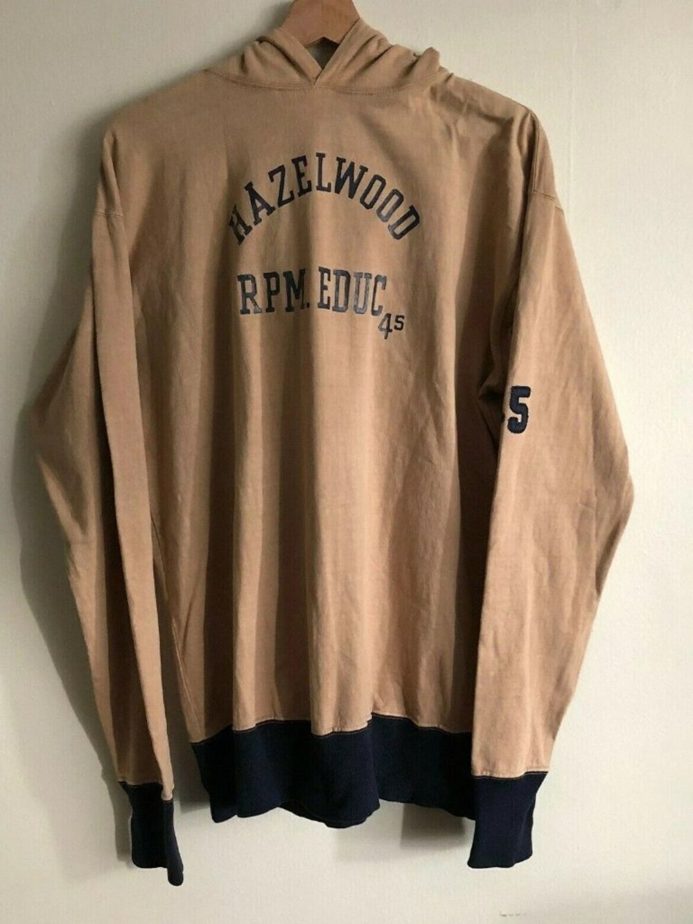 100% Authentic 45RPM 'Hazelwood Education' Hoodie Size 3 / Large - Made in Japan